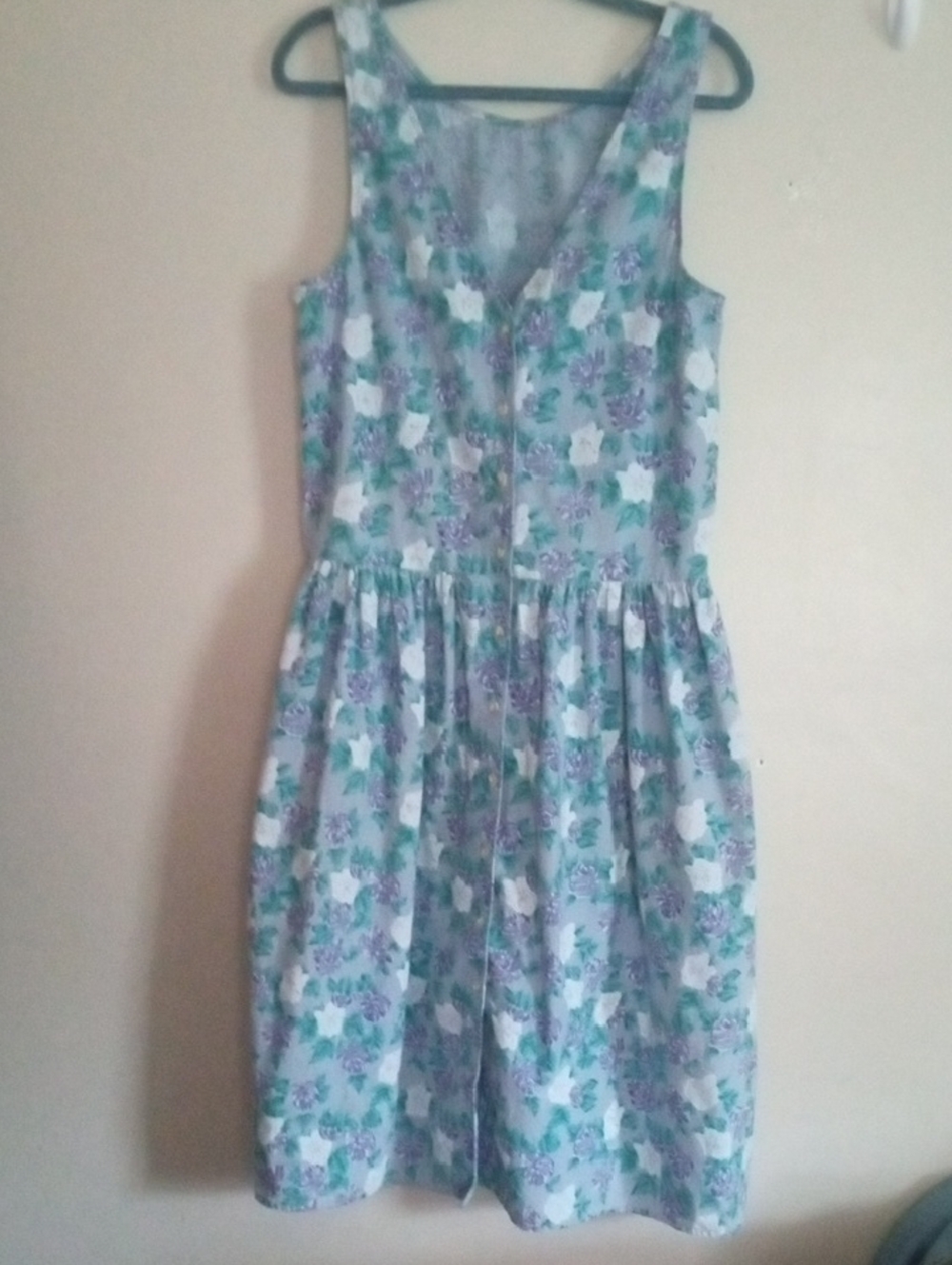 American Eagle Outfitters for Her Floral Cotton Dress Medium Y2K MADE IN USA